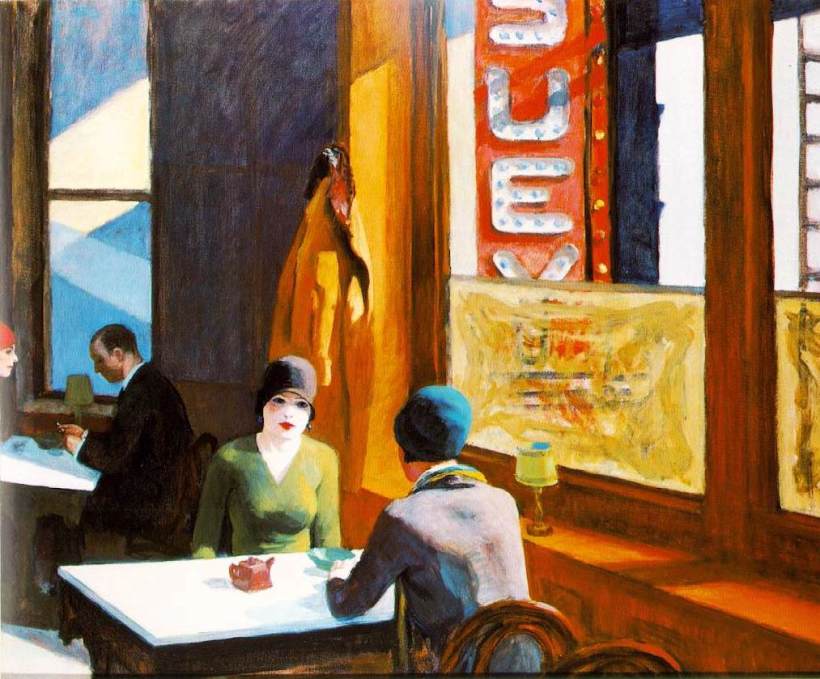 Edward Hopper, Chop suey, 1929